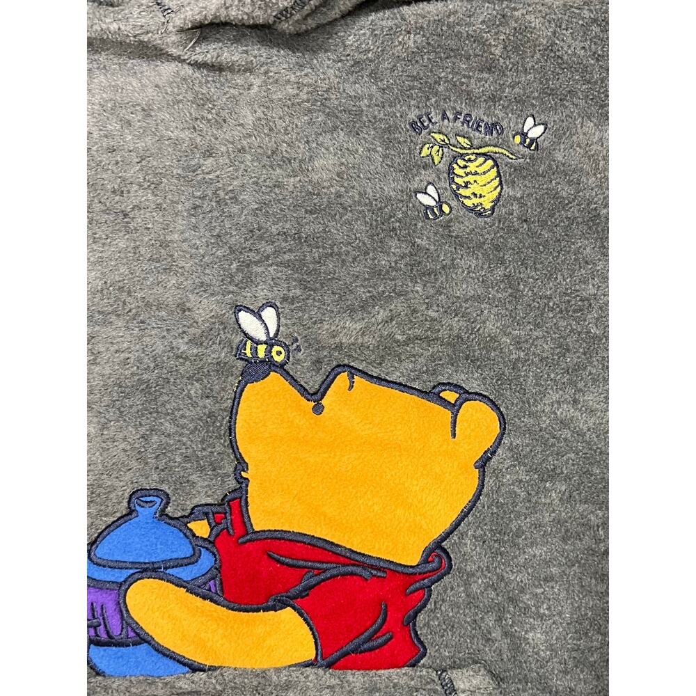 Vintage Winnie the Pooh fleece hoodie, Disney Store XL, Bee a Friend0 - Picture 4 of 10
